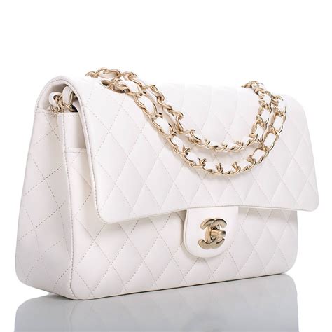 Chanel white bag price